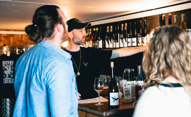 Saddle Goose wine tasting